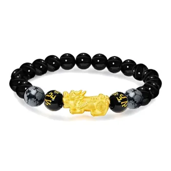 Blooming Petals Ebony Bracelets Unisex