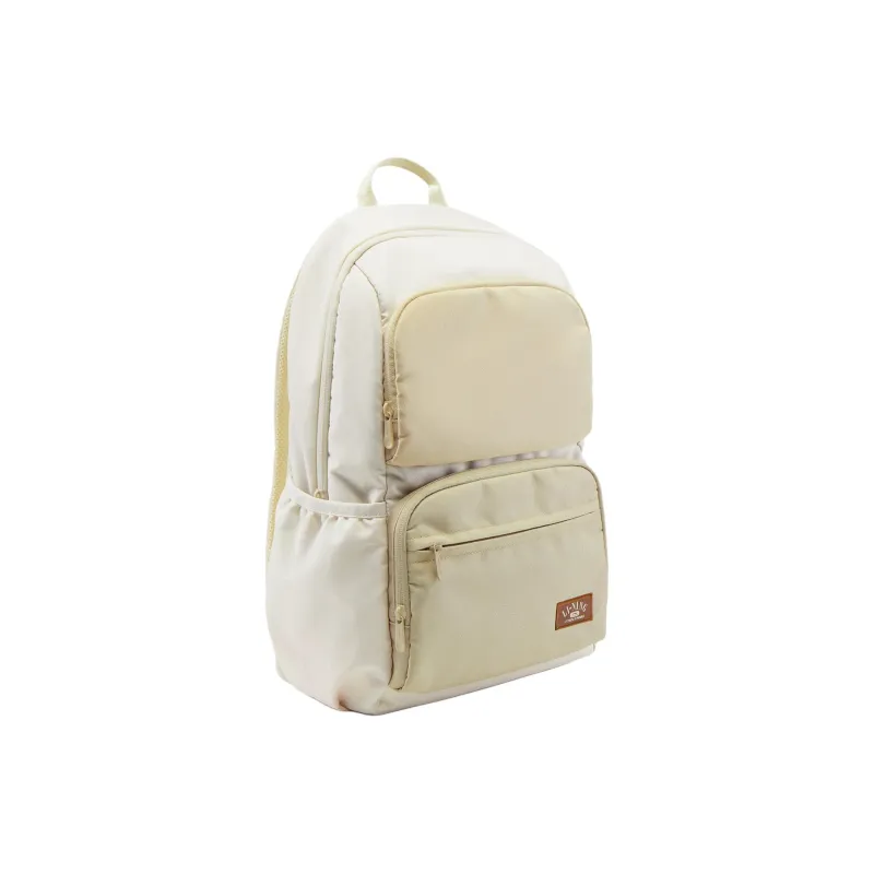 LiNing Sports Life Collection Polyester Backpack Unisex Rock White Gray Eggnog Gray-2