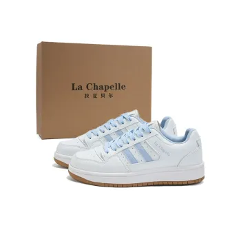 La Chapelle Low Top Skateboard Shoes Women's Beige Blue