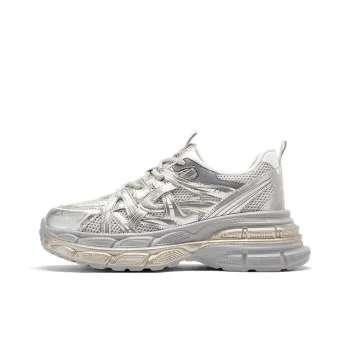 DAPHNE Low Top Chunky Sneakers Women's Gold