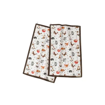 ROY KIRKHAM Fabric Tea Towels 2 Piece Set