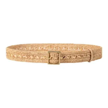 Polo Ralph Lauren Woven Belt Women's Beige 3CM