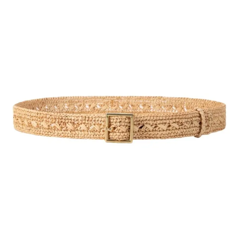 Polo Ralph Lauren Woven Belt Women's Beige 3CM-0
