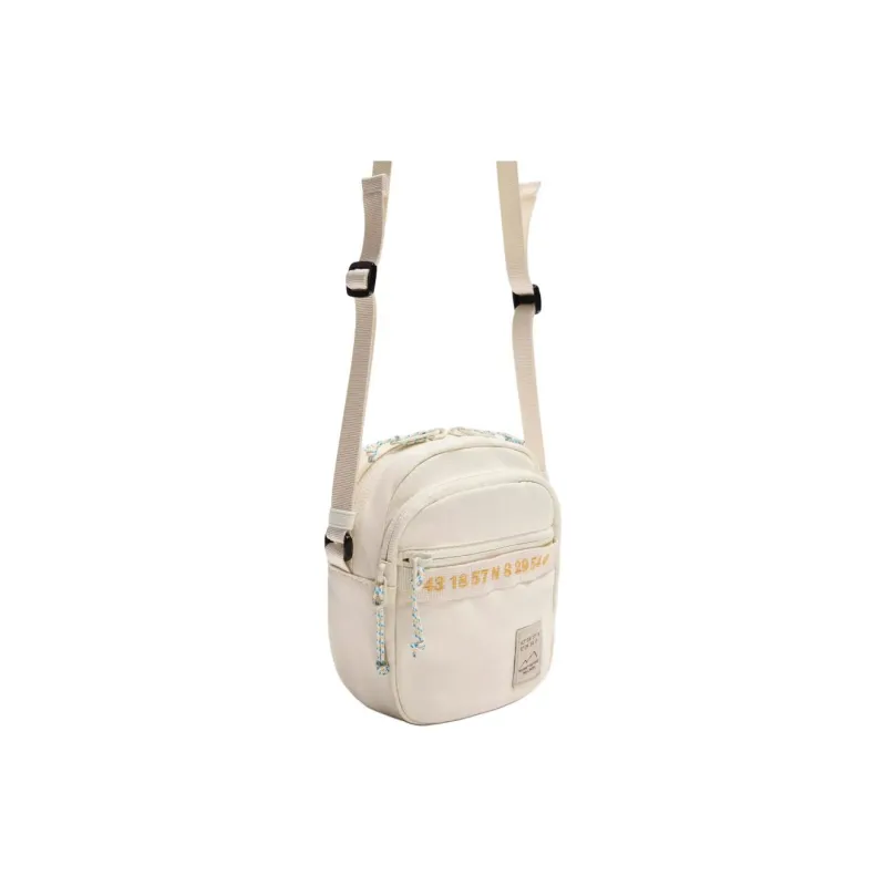 ZARA Polyester Shoulder Bag, Crossbody Bag Men's Gray White-2