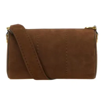 MaxMara Cow Leather Shoulder Bag Women's Brown