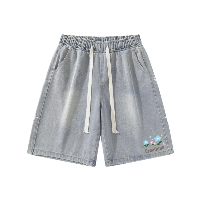 Colorful Creations Denim Shorts Unisex-4