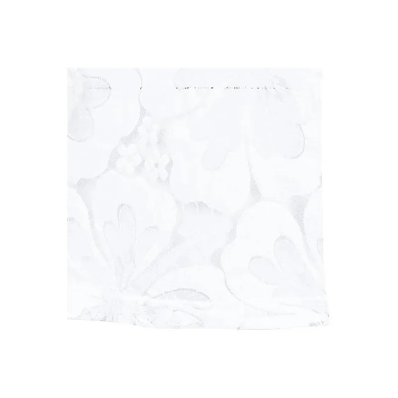 MaxMara Studio Floral Patterned Lace Detailed Top-3