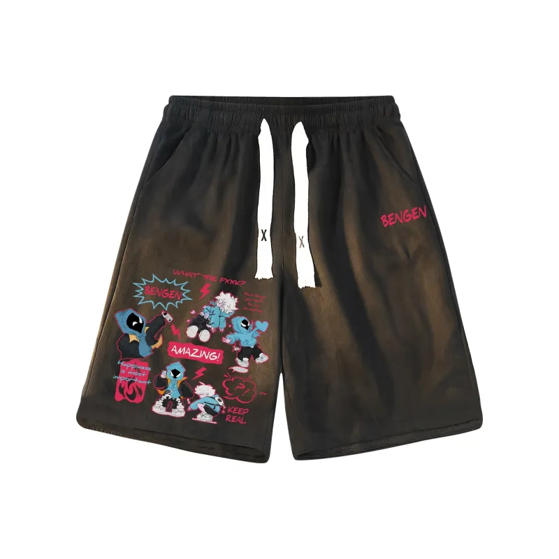 BENGEN Casual Shorts Unisex-0