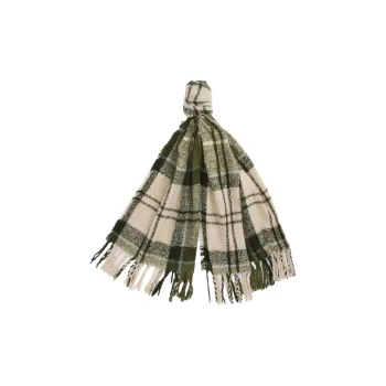 BARBOUR Polyester Knit Scarves Unisex Green