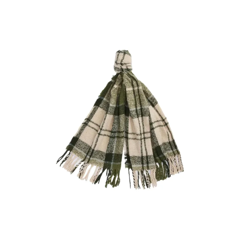 BARBOUR Polyester Knit Scarves Unisex Green-0