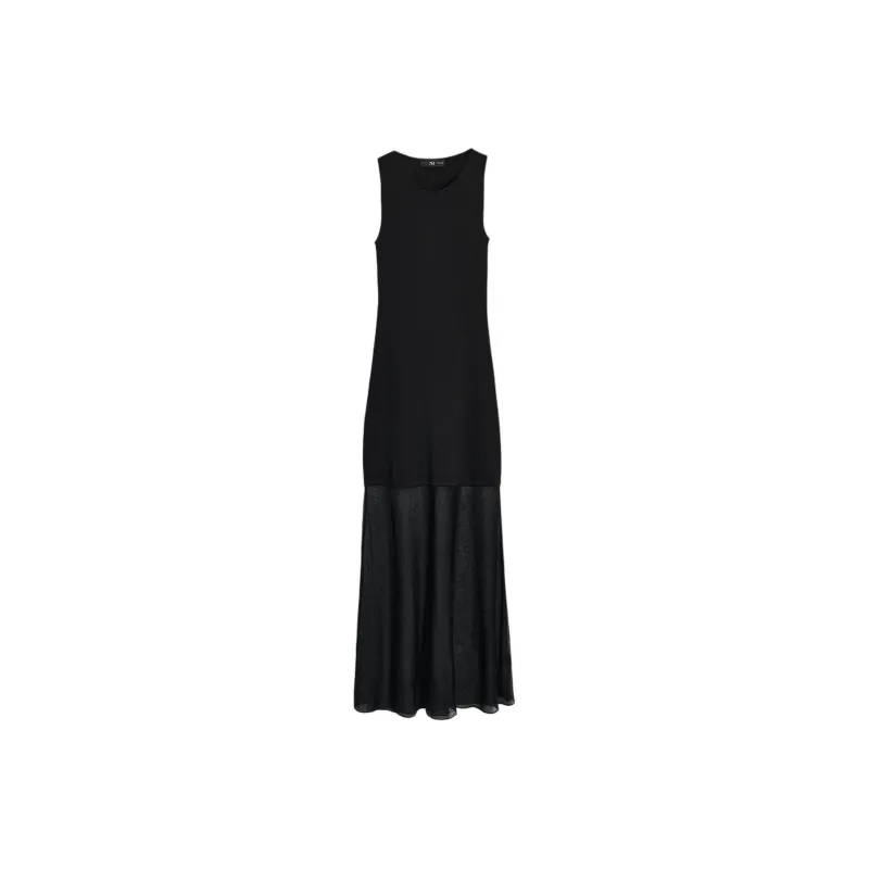 ZARA Sleeveless Dresses Women's Black-0