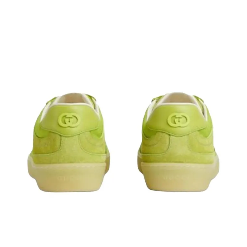 GUCCI G75 Low Top Skateboard Shoes Women's Lime Green-4