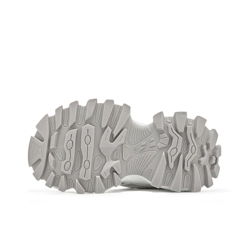La Chapelle Low Top Chunky Sneakers Women's White-5