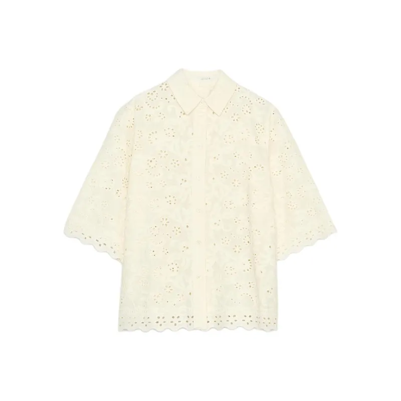 ZARA ZW Series Shirts Women's White-0