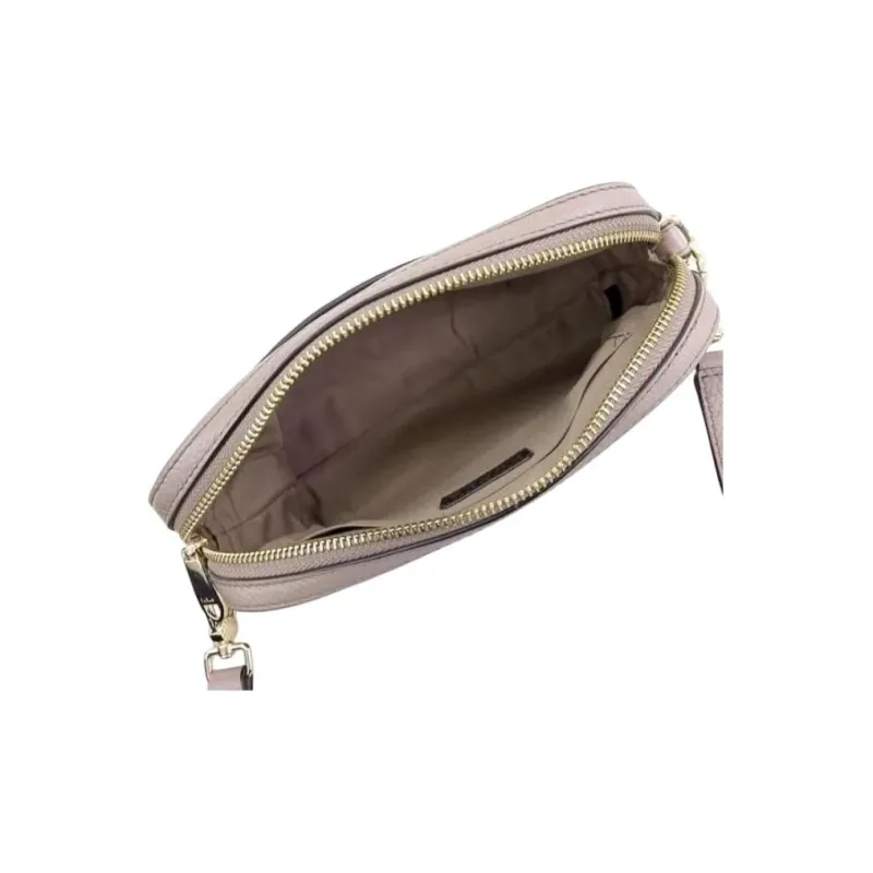 Furla Leather Crossbody Bag Regular Women's Mortar Gray-4