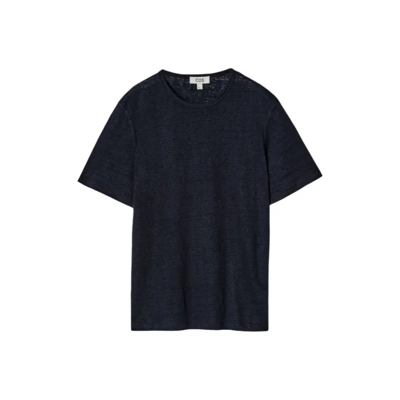 COS T Shirts Men Navy Blue-0