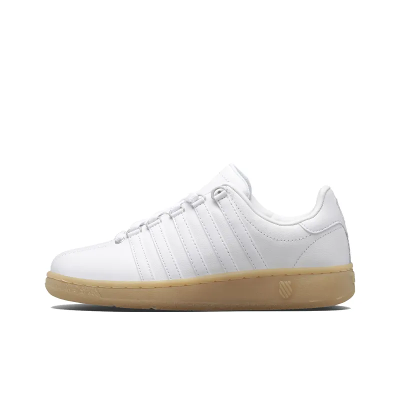 KSWISS Anti Slip Wear Resistant Low Top Skateboard Shoes Men's White-0