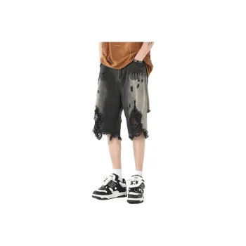 FRQ Denim Shorts Unisex Black