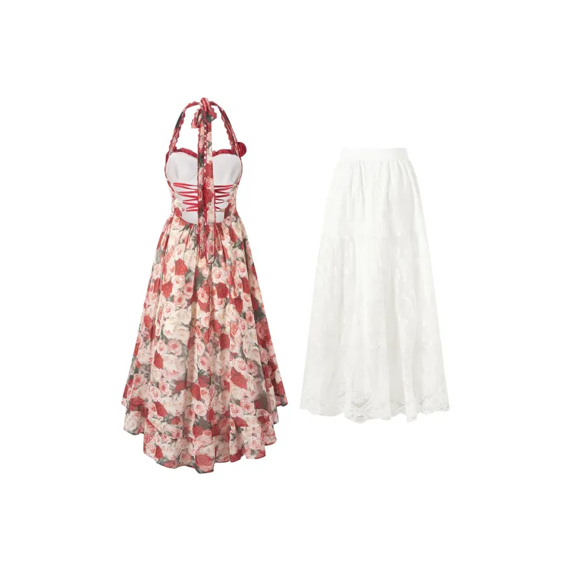 GUOZHEN Two Piece Skirt Sets Women's-6