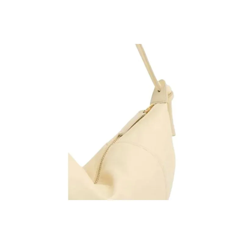 MANSUR GAVRIEL Calfskin Shoulder Bag Mini Women's White-4
