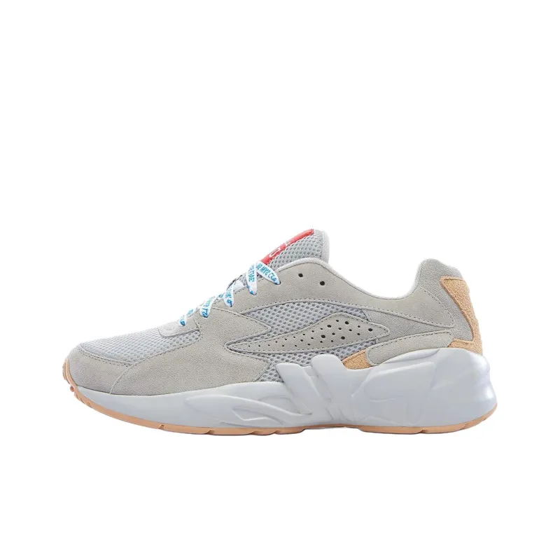 FILA Mindblower Anti Slip Wear Resistant Low Top Casual Shoes Unisex Gray-0