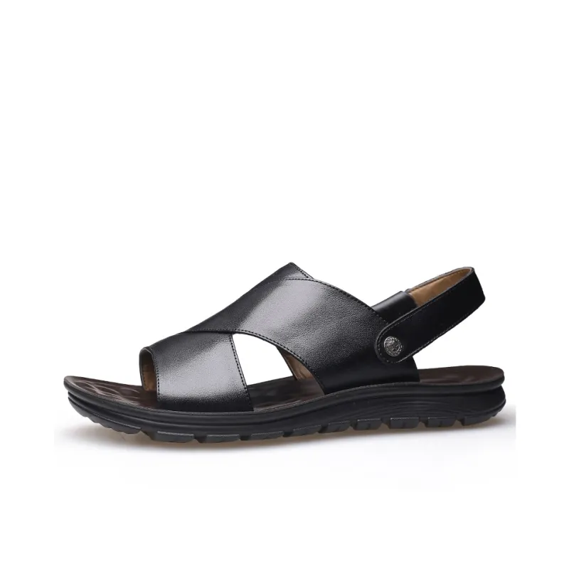 Bindu Beach Sandals Men Brown-0