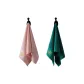 2 Pack]Crown Logo Face Towel ( Pink+Peacock Blue )