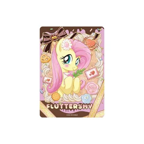 KAYOU My Little Pony, Fluttershy Rainbow Bag Fourth Edition XR Card IP/Anime Cards 1 Pc