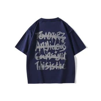 TONYKRZ T Shirts Unisex Navy Blue