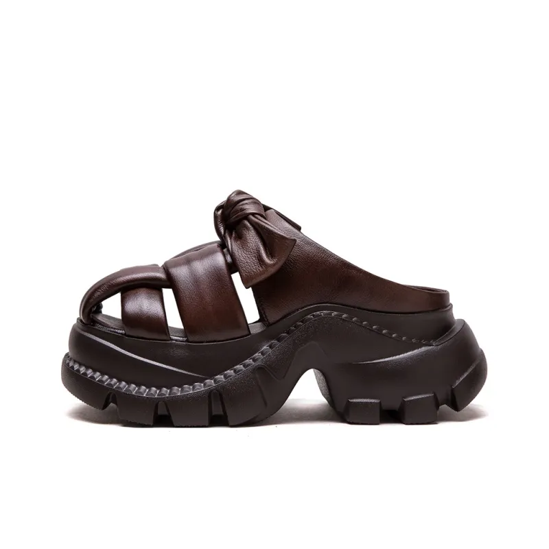 Jay Rubber Sole Woven Abrasion Resistant Closed Toe Slippers Women's-12