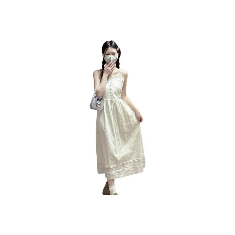 Flowers In Water Slip Dress Women's-3