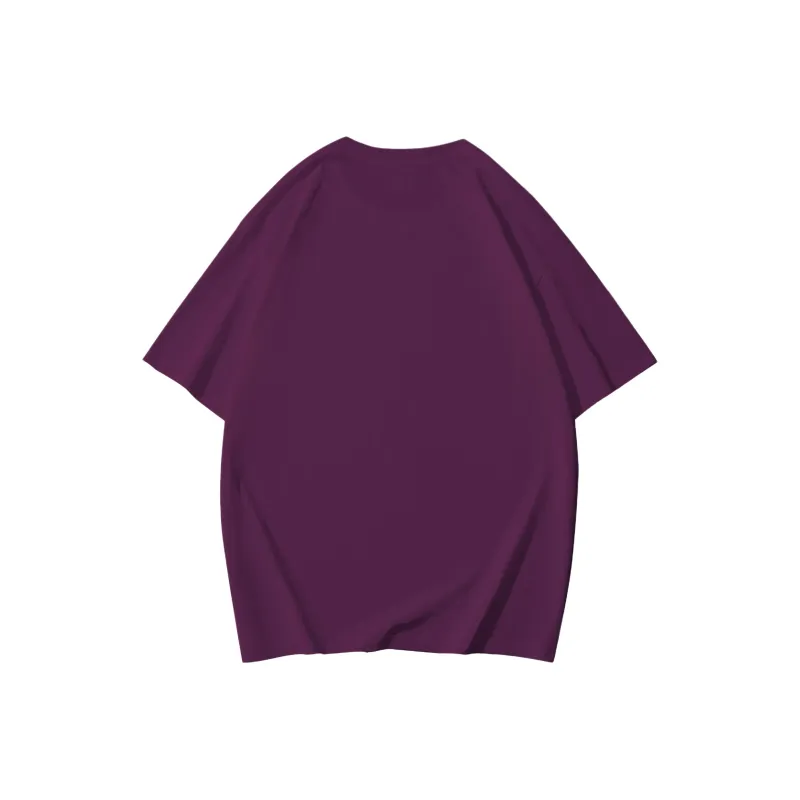YK&YB T Shirts Unisex Grape Purple-1