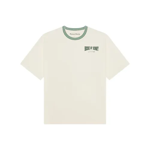HOUSE OF SUNNY 화이트 남성 티셔츠