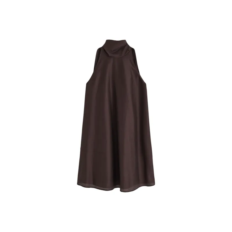 COS Sleeveless Dresses Women's Dark Brown-0