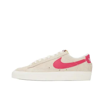 Nike Blazer Low '77 Anti Slip Wear Resistant Low Top Skateboard Shoes Women's Beige Pink
