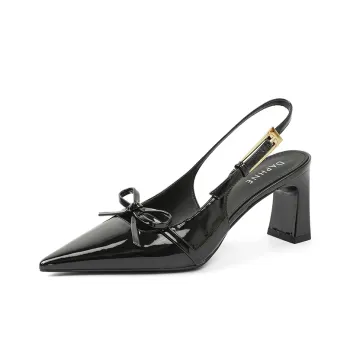 DAPHNE Chunky Heel High Heels 6.5CM Women's