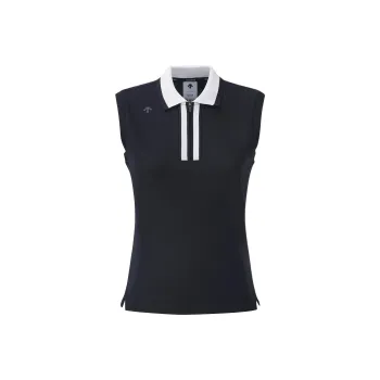 DESCENTE Polo Shirt Women's Marine Blue
