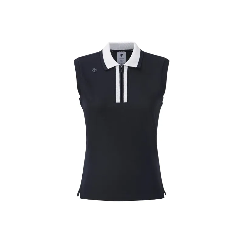 DESCENTE Polo Shirt Women's Marine Blue-0