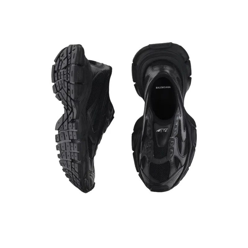 Balenciaga Low Top Chunky Sneakers Women's Black-4