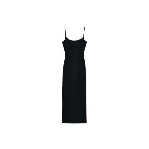 ZARA Slip Dresses Women's Black