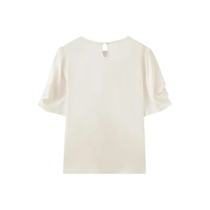 SHUIYUNJIAN Shirts Women's Beige Apricot-1