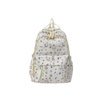 WICKBUEN Composite Cloth Double Shoulder Unisex White Puppy/Mint Green/Cake Puppy