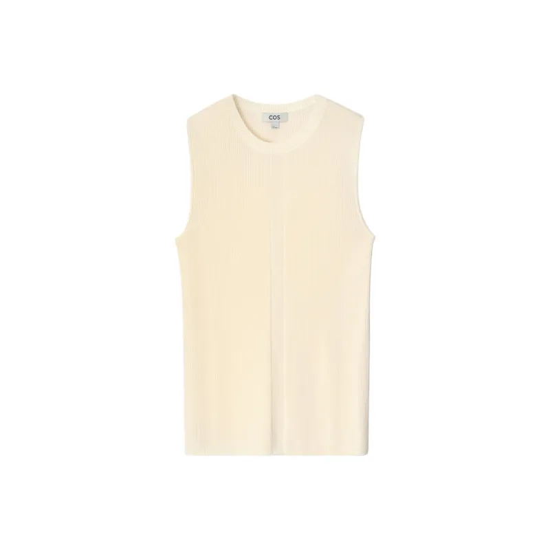 COS Tank Tops Women's Ecru-0
