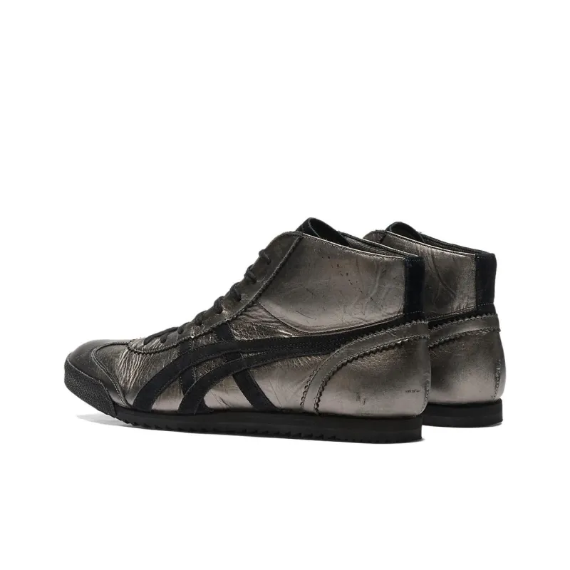Onitsuka Tiger Mexico Mid Runner Deluxe Gunmetal Black-2