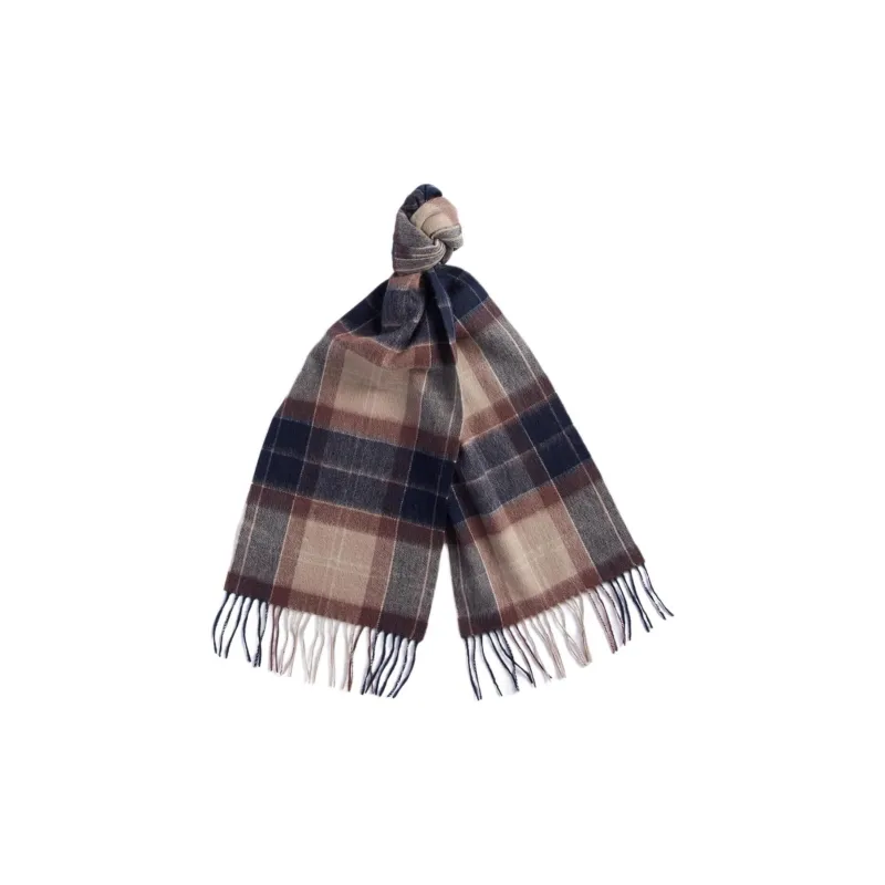 BARBOUR Wool Knit Scarves Women's Gray-0