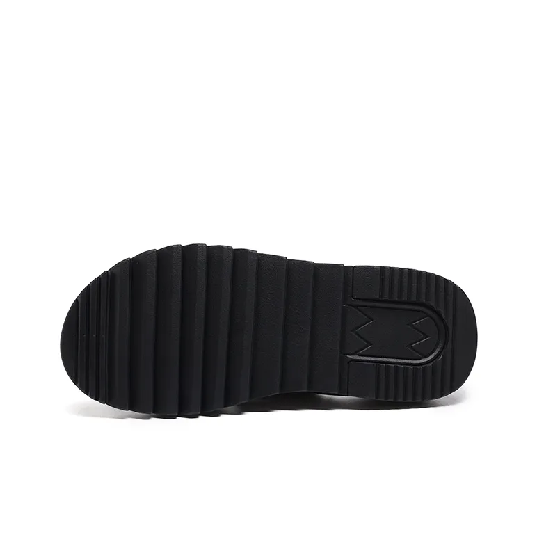 HUNU Slip Resistant Flip Flops Men's Black-5