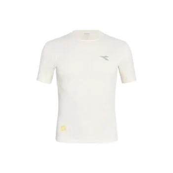 Diadora T Shirts Men Beige
