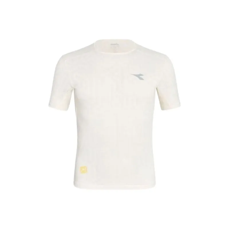 Diadora T Shirts Men Beige-0
