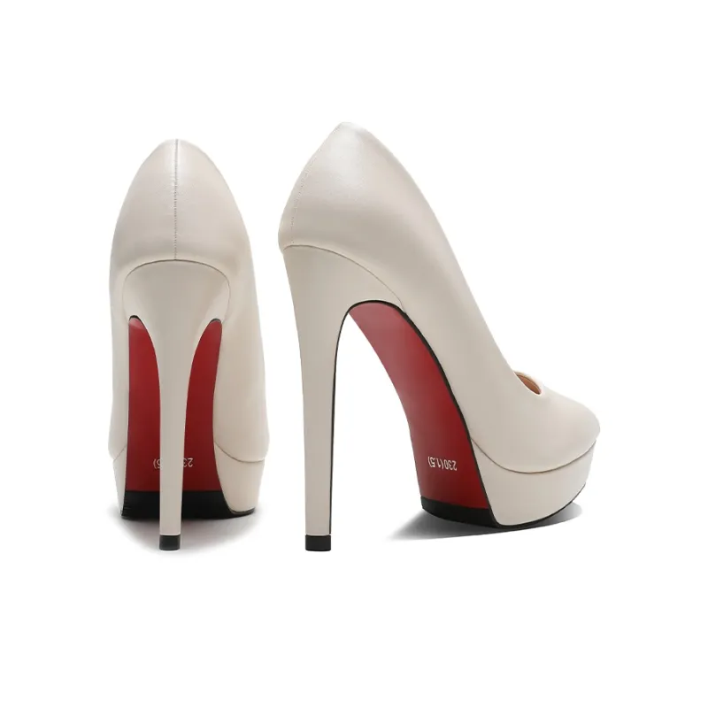 Lan Miao Slim Heel High Heels 12CM Women's-3