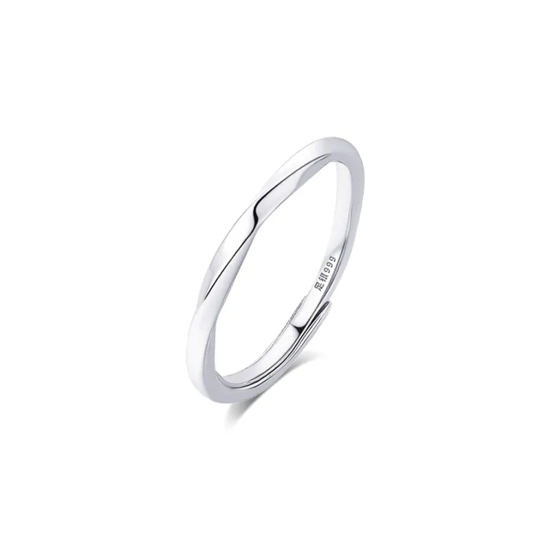 KUMET Sterling Silver Rings Unisex-5